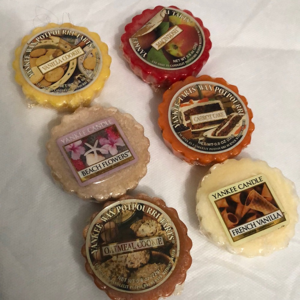 Yankee Candle Wax Potpourri Tarts bundle of 6